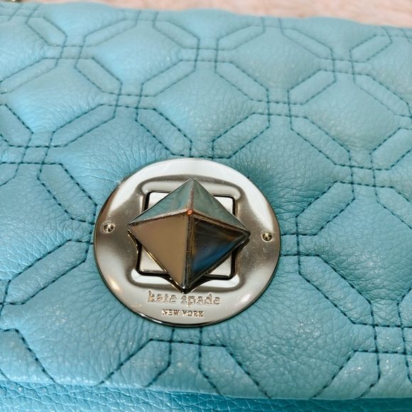 Kate Spade NY Natalia Flap Grain Leather Small Shoulder/Crossbody Bag 11”x6.5”x3 - Picture 15 of 16